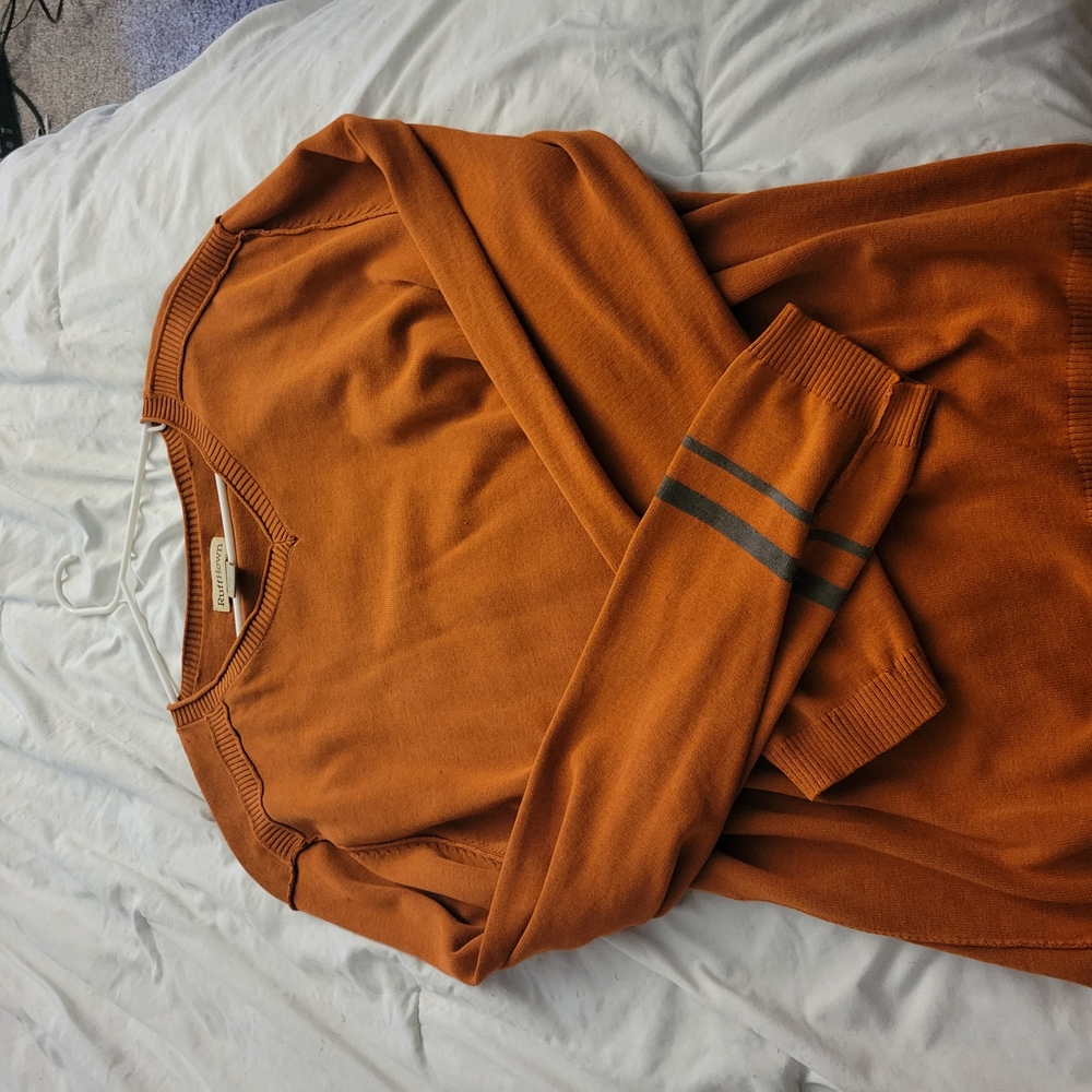 Orange Long Sleeve Sweater